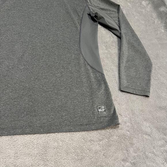 Nike Pro Combat Shirt Mens Large Dri-FIT Fitted Long Sleeve Athletic Training - Picture 2 of 7